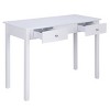 Tangkula Makeup Desk Flip Type Table Cosmetics Organizer w/ Square Dressing Mirror - 2 of 4