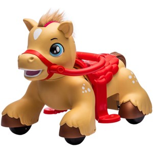 TopComfy Baby Bouncers and Rockers Kids Rocking Toy Horse Design with Multiple Features and Comfortable Seating for Kids, Brown, 19.69"*16.54"*17.32" - 1 of 4