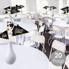 Big Dot of Happiness Goodbye High School, Hello College - Triangle Graduation Party Photo Props - Pennant Flag Centerpieces - Set of 20 - 2 of 4