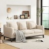 Christopher Knight Home Noxon Upholstered 3 Seater 80" W Sofa with Accent Pillow - 2 of 4