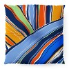 DorisciciArt autumn stripes Square Floor Pillow - Deny Desings - 2 of 4