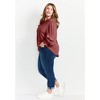 Avenue Women's Plus Size Marcie Shirred Detail Blouse - 4 of 4