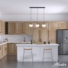 Hunter Fans 31.5" Saddle Creek Ceiling Light Noble Bronze Finish - 3 Bulb Dimmable Linear Cluster for Indoor Spaces - 3 of 4