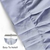 BAGOKIE 72"x72" Waterfall Ruffle Shower Curtain, Pack of 1 - 3 of 4