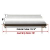 ALEKO Retractable 16 X 8 feet RV Awning Home Patio Canopy 16'x8' - 4 of 4