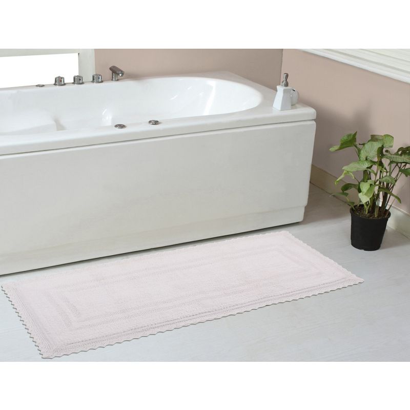 Opulent Collection Cotton Reversible Tufted Bath Rug - Home Weavers, 1 of 5