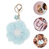 Unique Bargains Cherry Blossoms Pom Pom Handbag Charm 1 Pc - 3 of 4