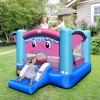 Tangkula Inflatable Bounce House 3-in-1 Elephant Theme Inflatable Castle w/ Jumping Area Slide & Basketball Rim Indoor Outdoor Kids Bouncer w/ 550W - 4 of 4