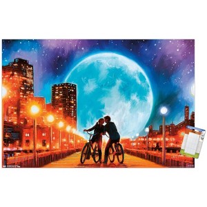 Trends International PD Moreno - Fine Art - Love by the Moon Unframed Wall Poster Prints - 1 of 4