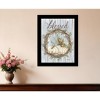 HomeRoots Blessed Wreath Black Framed Print Wall Art - 2 of 4