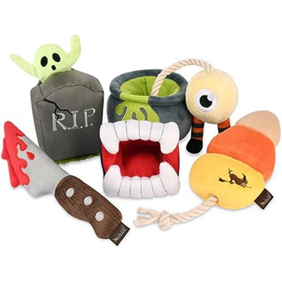 ZippyPaws Dog Toys -Themed Durable Squeaker Chew Toy, Great for Puppies Machine Washable