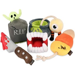 ZippyPaws Dog Toys -Themed Durable Squeaker Chew Toy, Great for Puppies Machine Washable - 1 of 4