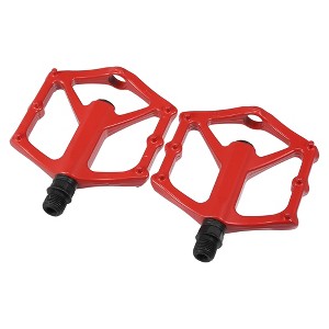 Unique Bargains Aluminum Alloy Bicycle Pedal Rear Foot Peg Black Fit 9/16 Inch Axles BMX MTB Bike Bicycle 1 Pair - 1 of 4