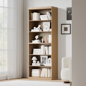 Dovelina Vertical Bookshelf Combination with Adjustable Shelves--No Door - 1 of 4