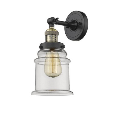 Canton - 1 Light Wall Sconce In Industrial Style-11 Inches Tall and 6.5 Inches Wide