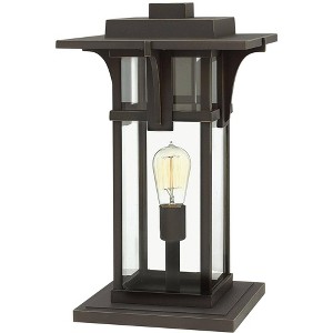 Hinkley Manhattan 18 1/4"H Oil-Rubbed Bronze LED Pier Mount Lantern - 1 of 1