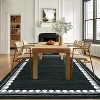 2x6 Runner Rug Washable Rugs Scalloped Border Rugs Non Slip Kitchen Runner Rug Stain Resistant Carpet - 3 of 4