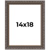 PosterPalooza | Ornate Black Picture Frame - UV Acrylic, Foam Board Backing, Hanging Hardware - 2 of 4