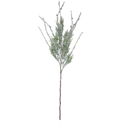 Northlight 47" White Frosted Pine Artificial Christmas Spray