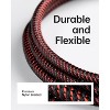 BONGEEK iPhone Charger Cable USB A to Lightning Cable,Sturdy Nylon Braided Fast Charging Cord Compatible with iPhone 6FT,Red - 4 of 4
