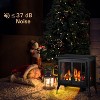R.W.FLAME Compact Electric Fireplace Heater, Freestanding Stove Heater with Realistic Flame, ETL Certified, Overheating Protection Small Spaces Heater - 3 of 4