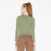 Women's Long Sleeve Seamless Squareneck Blouse - Wild Fable™ - 3 of 4