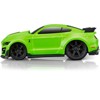 2020 Ford Mustang Shelby GT500 Bright Green with Black Stripes 1/64 Diecast Model Car by Muscle Machines - 2 of 4