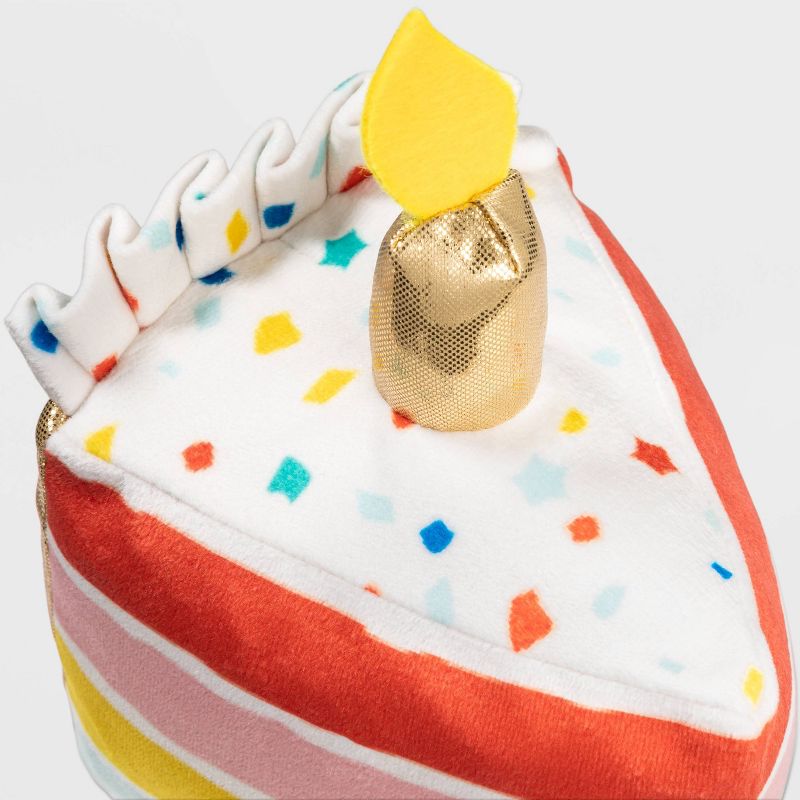 Birthday Cake Slice Plush Dog Toy - Boots &#38; Barkley&#8482;, 3 of 11
