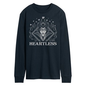 Men's - Disney Villains - Maleficent Heartless Long Sleeve Graphic T-Shirt - 1 of 4