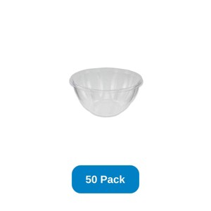 Inno-Pak 32 oz Salad Bowl RPET Clear - Pack of 50 - 1 of 2