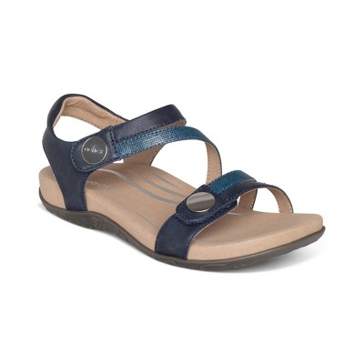 Aetrex Jess Adjustable Quarter Strap Sandal