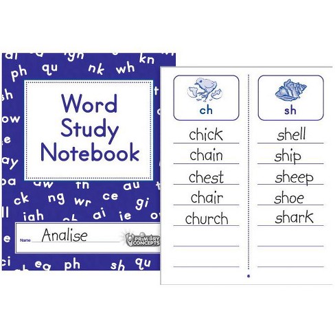 Primary Concepts Word Study Notebook Grades 1 3 Pk Of 20 Target - primary pack 5 roblox