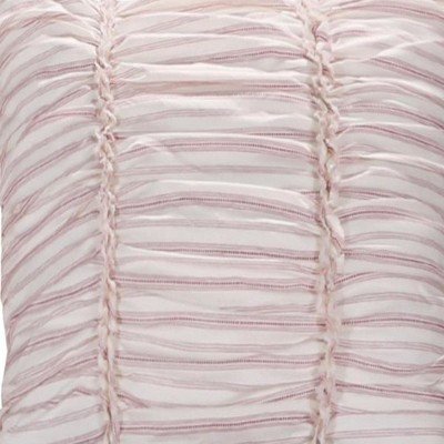 Farmhouse Chic Red Striped Cotton Pillow Sham