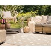 Liora Manne Carmel  Indoor/Outdoor Rug  Sand.. - 3 of 4