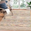 Modern Geometric Living Room Bedroom Area Rugs, Washable Soft Low Pile Floor Carpet with Stripped Lines for Dining Room - 2 of 4