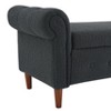 NicBex 63 Inch Storage Ottoman,Entryway Bench with Wood Legs for Bedroom and Living Room - 4 of 4