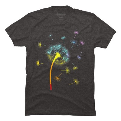 Design By CreativeHT Humans Rainbow Colorful Dandelion Flower Pride By CreativeHT T-Shirt