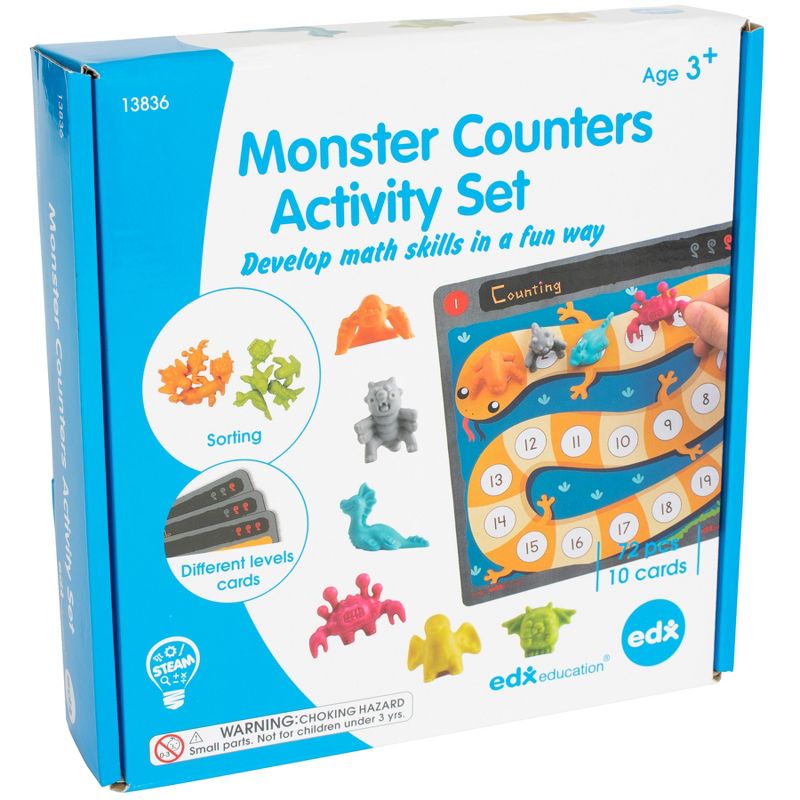 Edx Education Monster Counters Activity Set, 3 of 5
