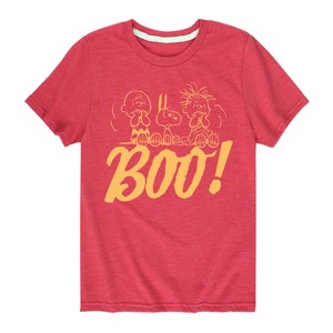Boys' - Peanuts - Boo Short Sleeve Graphic T-Shirt - 1 of 4