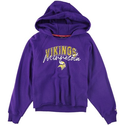 Tommy Hilfiger Womens Minnesota Vikings Hoodie Sweatshirt