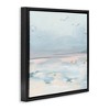 Stupell Industries Pastel Coastal Landscape Floating Frame Canvas Art, Black, 18" x 18" - 2 of 4