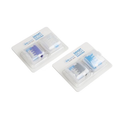 GO SMILE Sonic Replacement Brush Heads - Blue - 4ct