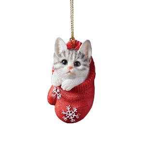 Collections Etc Cats In Mitten Ornament - 1 of 4