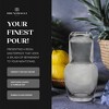 Bruno Magli Bubble Carafe 2-Piece Set Drinking Glass Tumbler Doubles as a Lid, Water Pitcher with Matching Cup, Gift Boxed, Gray - 3 of 4