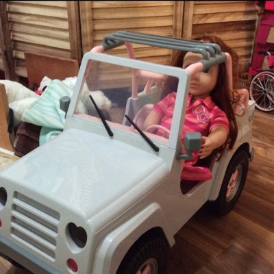 American girl best sale doll jeep target