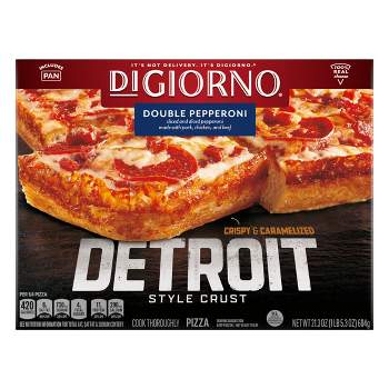 DiGiorno Detroit Style Double Pepperoni Frozen Pizza - 21.3oz