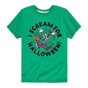 Boys' - Disney - I Scream For Halloween Short Sleeve Graphic T-Shirt - 1 of 4