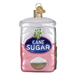 Old World Christmas Blown Glass Ornament for Christmas Tree, Bag of Cane Sugar - 1 of 4