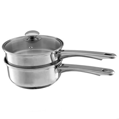Winco Sauce Pan With Cover Helper Handle, Classic Sauce Pot With Lid,  Stainless Steel, 7.5-quart : Target