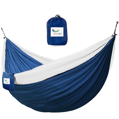 Vivere Double Polyester White Rope Hammock